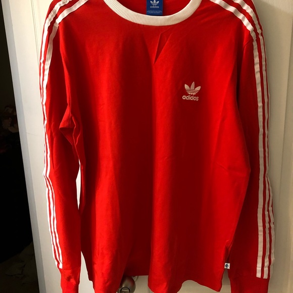 adidas Tops - Three stripe adidas long sleeve shirt